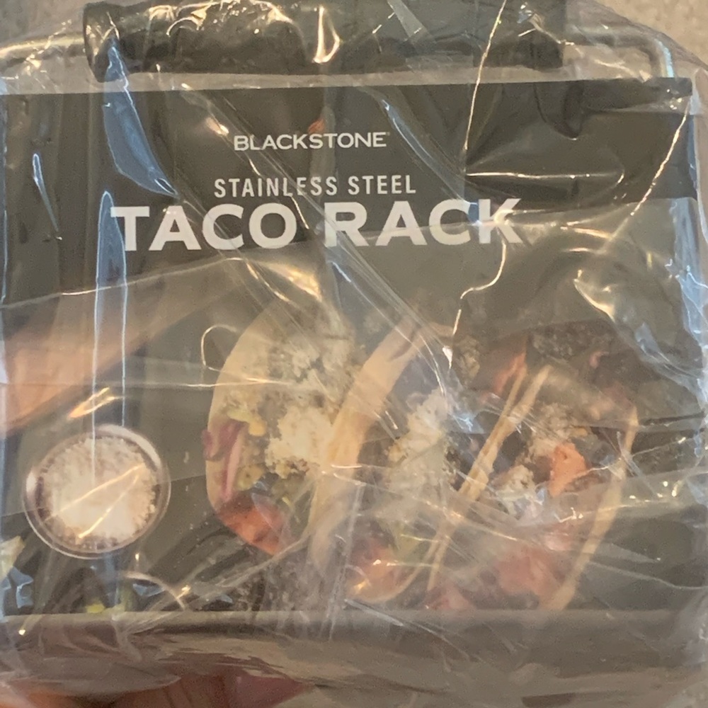 Blackstone Stainless Steel (6) Taco Rack Holder with Handles - *New 17x5”